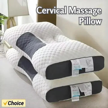 Travesseiro Ortopédico Honeycomb 2025 – Massagem, Suporte Cervical, Antibacteriano e Anti-ácaro para Sono Reparador